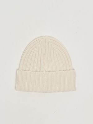 2. Cappello uomo in cashmere Bianco