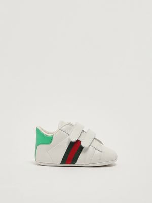 Sneakers neonato Gucci in pelle Bianco Gucci