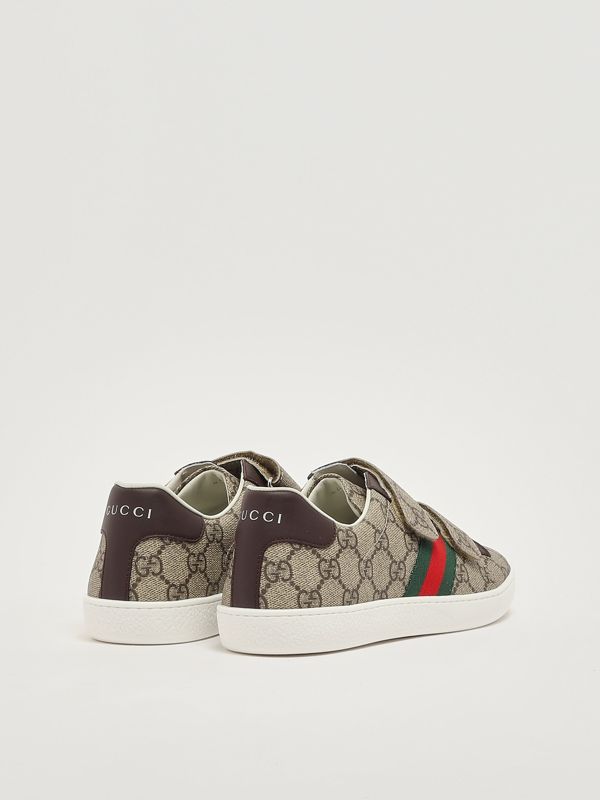 3. Zapatillas para niño con logotipo por toda la superficie Beige Gucci 463091facyf