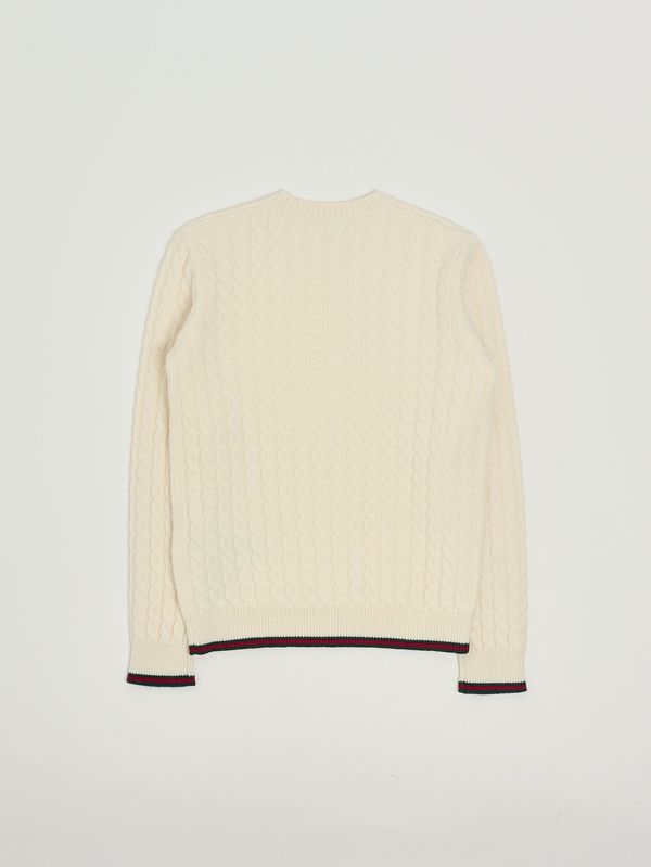 2. Wool sweater for boys White Gucci 823229xkewq