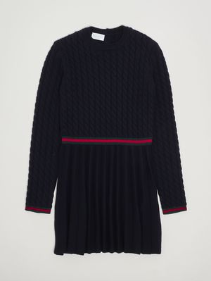 Abito bambina in lana Blu Gucci