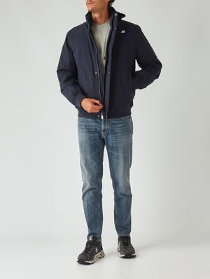 2. Men's Arsene Warm Ottoman jacket in waterproof fabric Navy