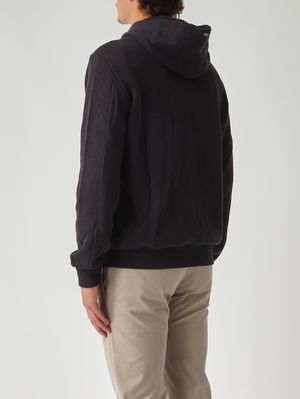 4. Chaqueta de hombre en jersey de algodón y nailon Azul marino