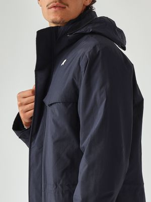 5. Manuel Warm Ottoman men's jacket in recycled nylon Navy