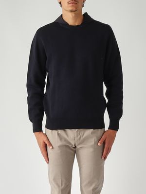 Maglia uomo in cotone stretch Navy Herno