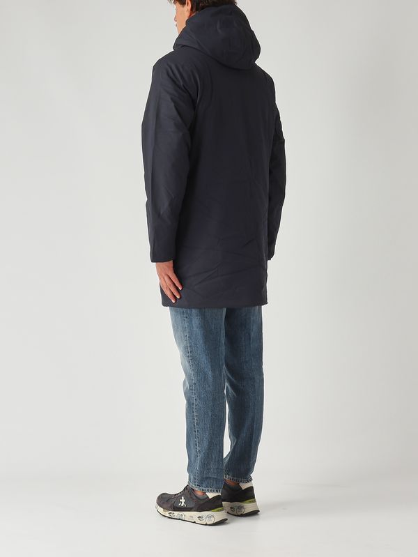 4. Veste homme Jarno Twill Marmotte en tissu imperméable Marine K-Way k8133fw
