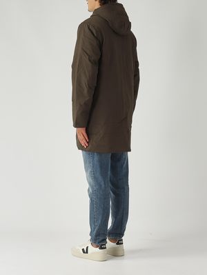 4. Veste homme Jarno Twill Marmotte en tissu imperméable Olive Foncé