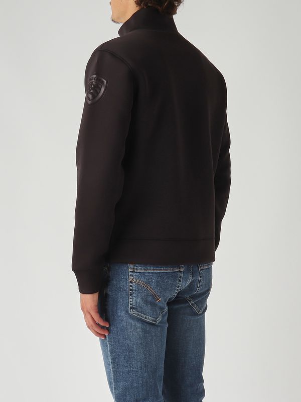 4. Felpa uomo Halborn in neoprene Nero Blauer 25wbluf01094004745