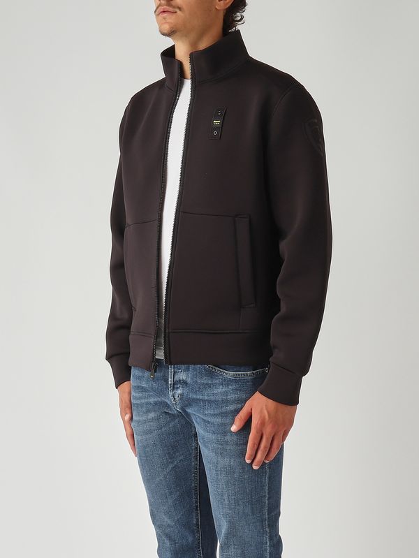 3. Felpa uomo Halborn in neoprene Nero Blauer 25wbluf01094004745