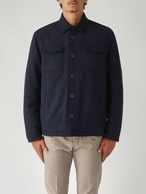 Veste en tissu technique pour homme Bleu marine Herno