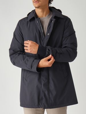 5. Doudoune homme en tissu imperméable Bleu marine