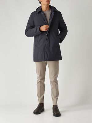 2. Doudoune homme en tissu imperméable Bleu marine
