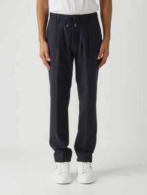 Herrenhose aus technischem Stoff Marine Herno