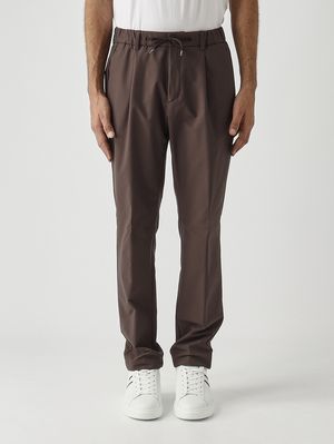 Herrenhose aus technischem Stoff Mohrenkopf Herno