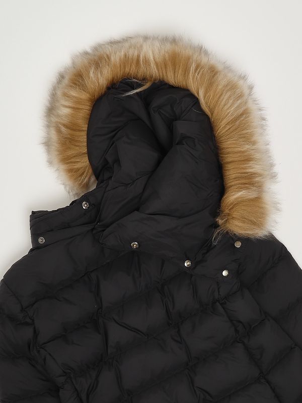 4. Piumino bambina Abelle in nylon Nero Moncler k29541c0000953a5e