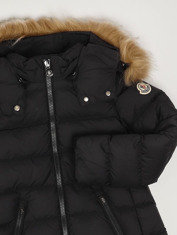 3. Piumino bambina Abelle in nylon Nero Moncler k29541c0000953a5e