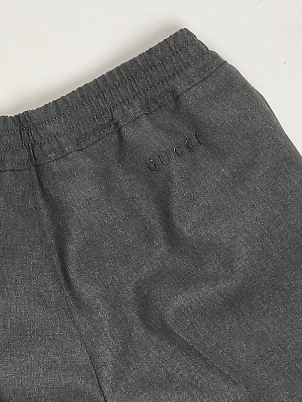 3. Neugeborenenhose aus Wolle Grau Gucci 831740xwa1z