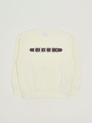 1. Sudadera de niño de algodón Blanco