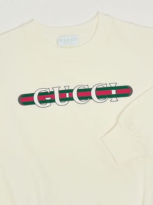 3. Sudadera de niño de algodón Blanco
