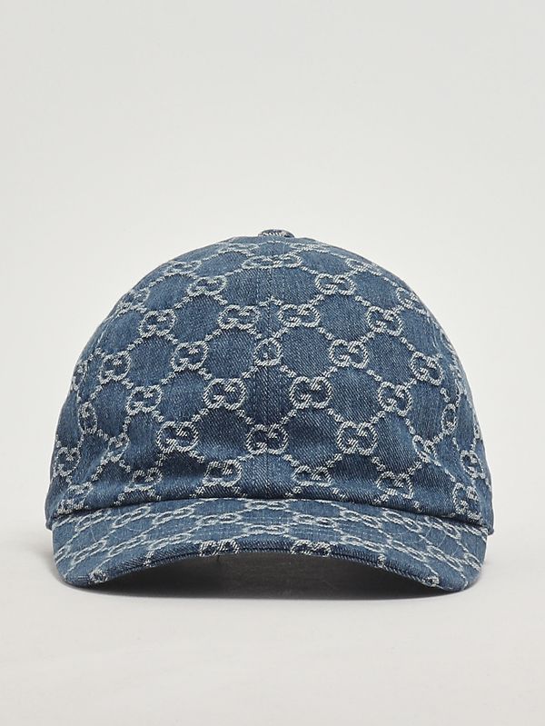 1. Cappello bambino in cotone Denim Gucci 8261283ha8y