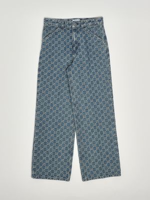 Mädchenjeans aus Baumwolle Mittlere Jeans Gucci