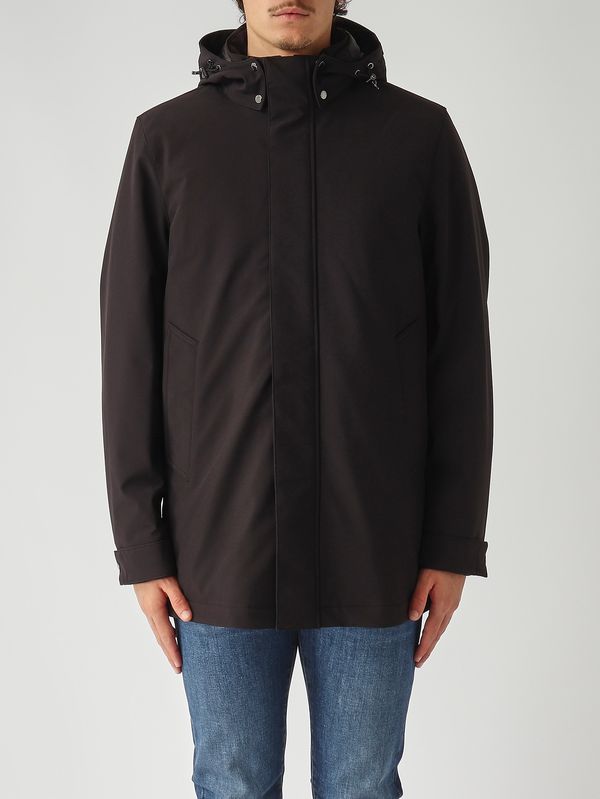 3. Parka homme en tissu softshell Noir Woolrich cfwoou2017mrut3496