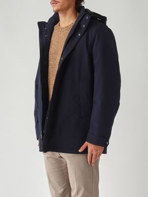 3. Parka homme en tissu softshell Bleu marine