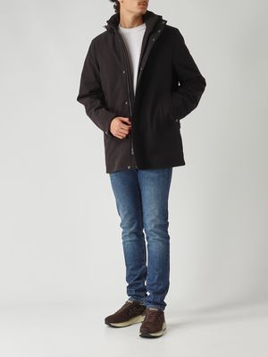 2. Parka homme en tissu softshell Noir