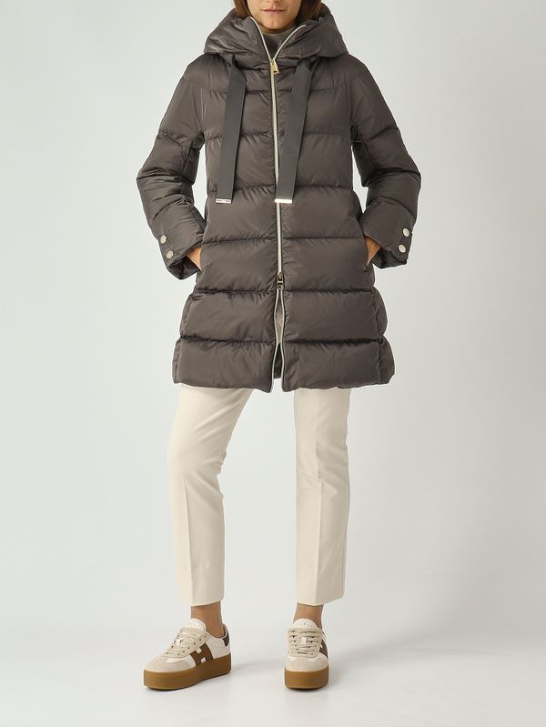 2. Doudoune femme A-Shape en satin Anthracite Herno pi1304d12170z