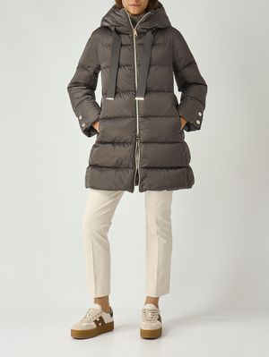 2. Doudoune femme A-Shape en satin Anthracite
