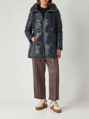 2. Pantalón de raso para mujer Chocolate negro