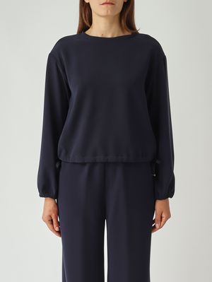 Women's S Max Mara Double Cotton Blend Sweatshirt