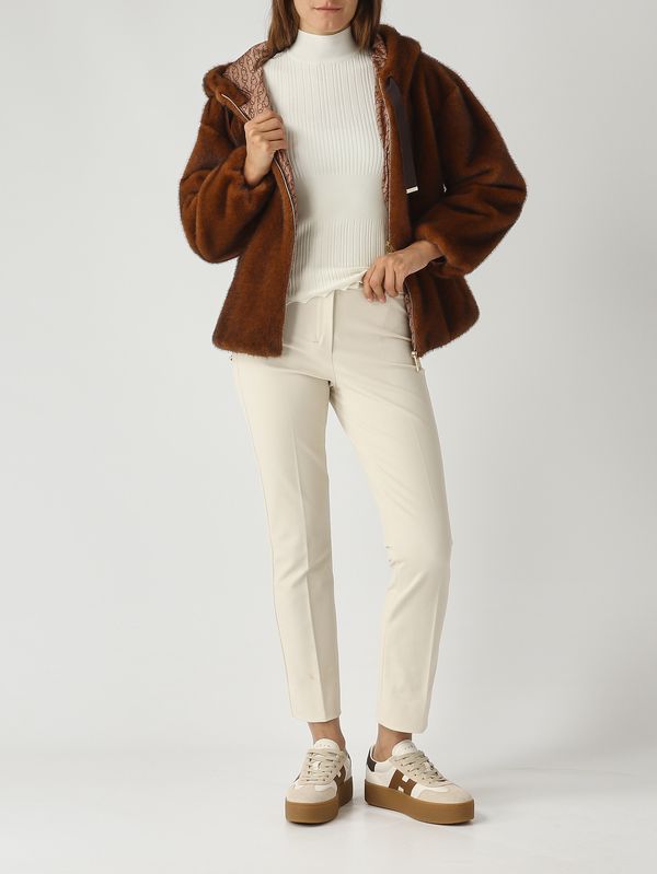 2. Chaqueta de mujer de piel sintética Marrón Oscuro Herno gi000318d12739