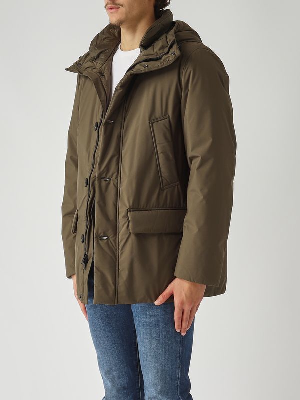 3. Parka uomo in Cloud Poly Militare Woolrich cfwoou2092mrut5182