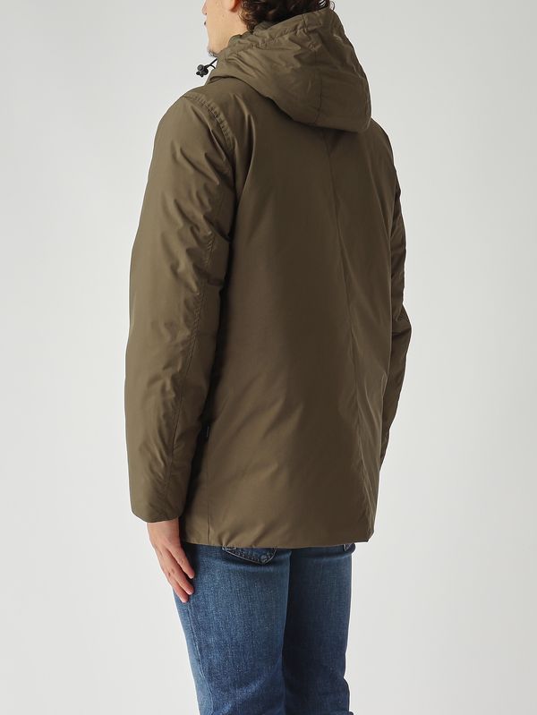 4. Parka uomo in Cloud Poly Militare Woolrich cfwoou2092mrut5182