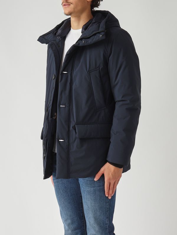 3. Parka uomo in Cloud Poly Navy Woolrich cfwoou2092mrut5182