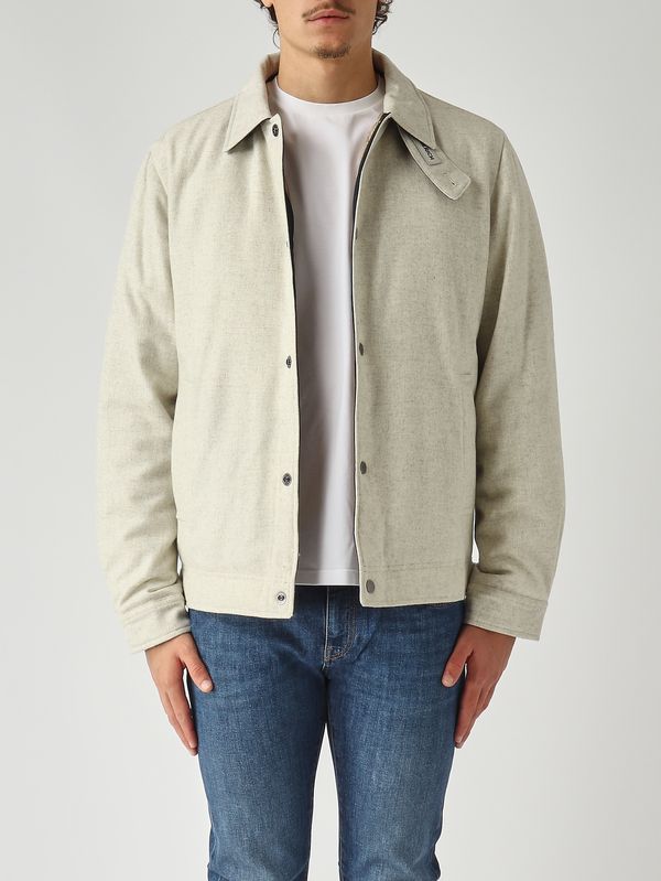 1. Keating recycled Italian wool blend jacket for men Milk Woolrich cfwoos2019mrut3190