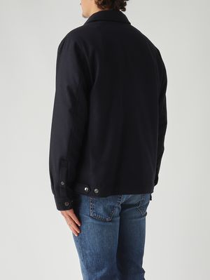 4. Keating recycled Italian wool blend jacket for men Navy blue