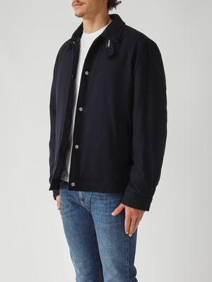 3. Keating recycled Italian wool blend jacket for men Navy blue