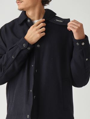 5. Keating recycled Italian wool blend jacket for men Navy blue