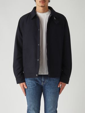 1. Keating recycled Italian wool blend jacket for men Navy blue