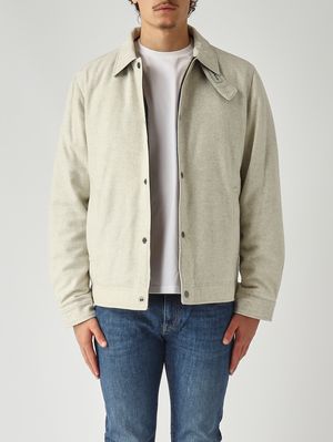 1. Keating recycled Italian wool blend jacket for men Milk