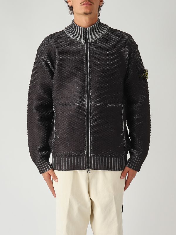 1. Jersey de hombre en mezcla elástica de nailon Gris Stone Island k2s155100081s00z5