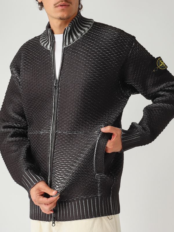 5. Jersey de hombre en mezcla elástica de nailon Gris Stone Island k2s155100081s00z5