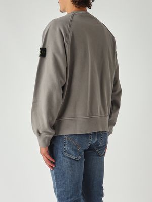 4. Sudadera de hombre de algodón orgánico afelpado Cemento
