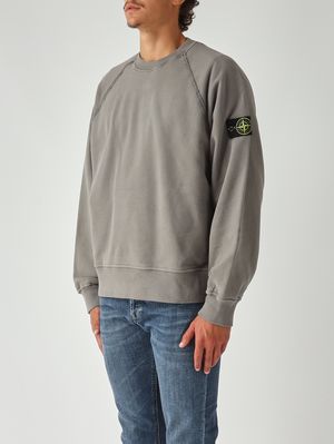 3. Sudadera de hombre de algodón orgánico afelpado Cemento