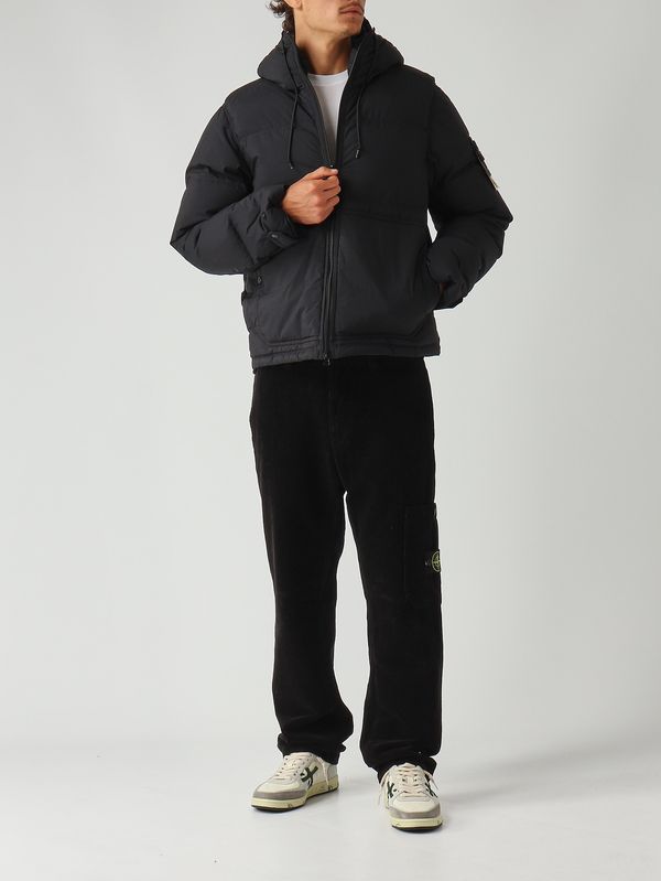 2. Men's ripstop nylon down jacket Black Stone Island k2s154100019s0182