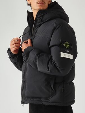 5. Men's ripstop nylon down jacket Black
