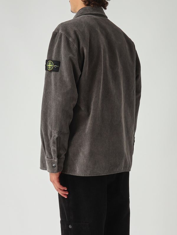 4. Men's overshirt in organic cotton Concrete Stone Island k2s151200012s0212