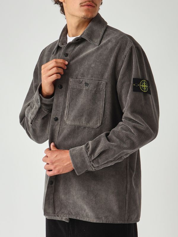 5. Men's overshirt in organic cotton Concrete Stone Island k2s151200012s0212